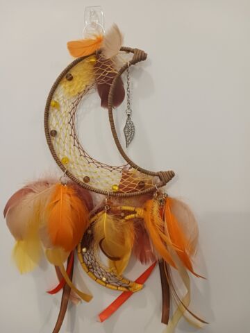 Earth Angel Halfmoon Dream Catcher - Spiritual Essence Edition by Tabu
