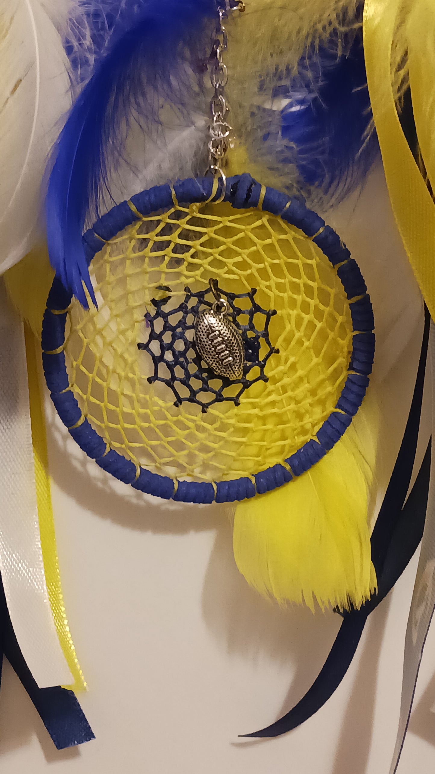 Los Angeles Rams Sol Gold Dream Catcher - Handcrafted by Tabu