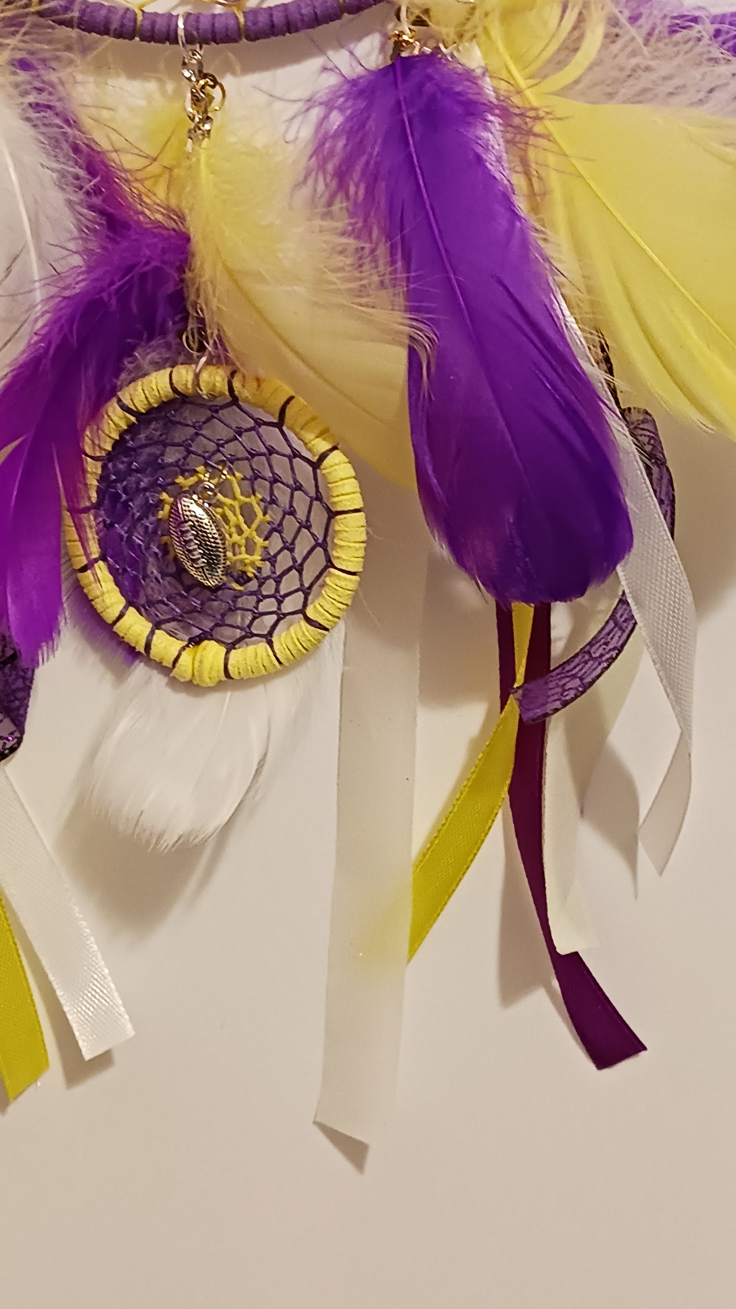 Minnesota Vikings Purple Dream Catcher - Handcrafted by Tabu