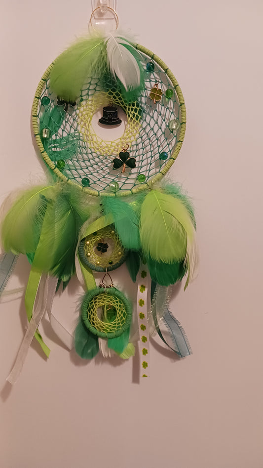 St. Patrick's Day Dream Catcher - Handcrafted by Tabu