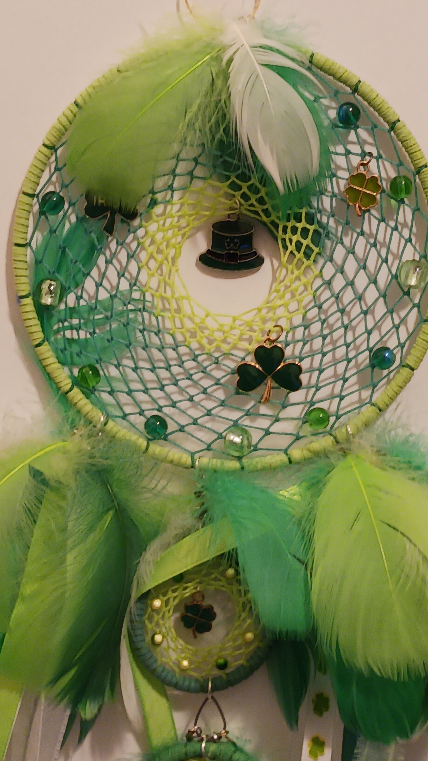 St. Patrick's Day Dream Catcher - Handcrafted by Tabu