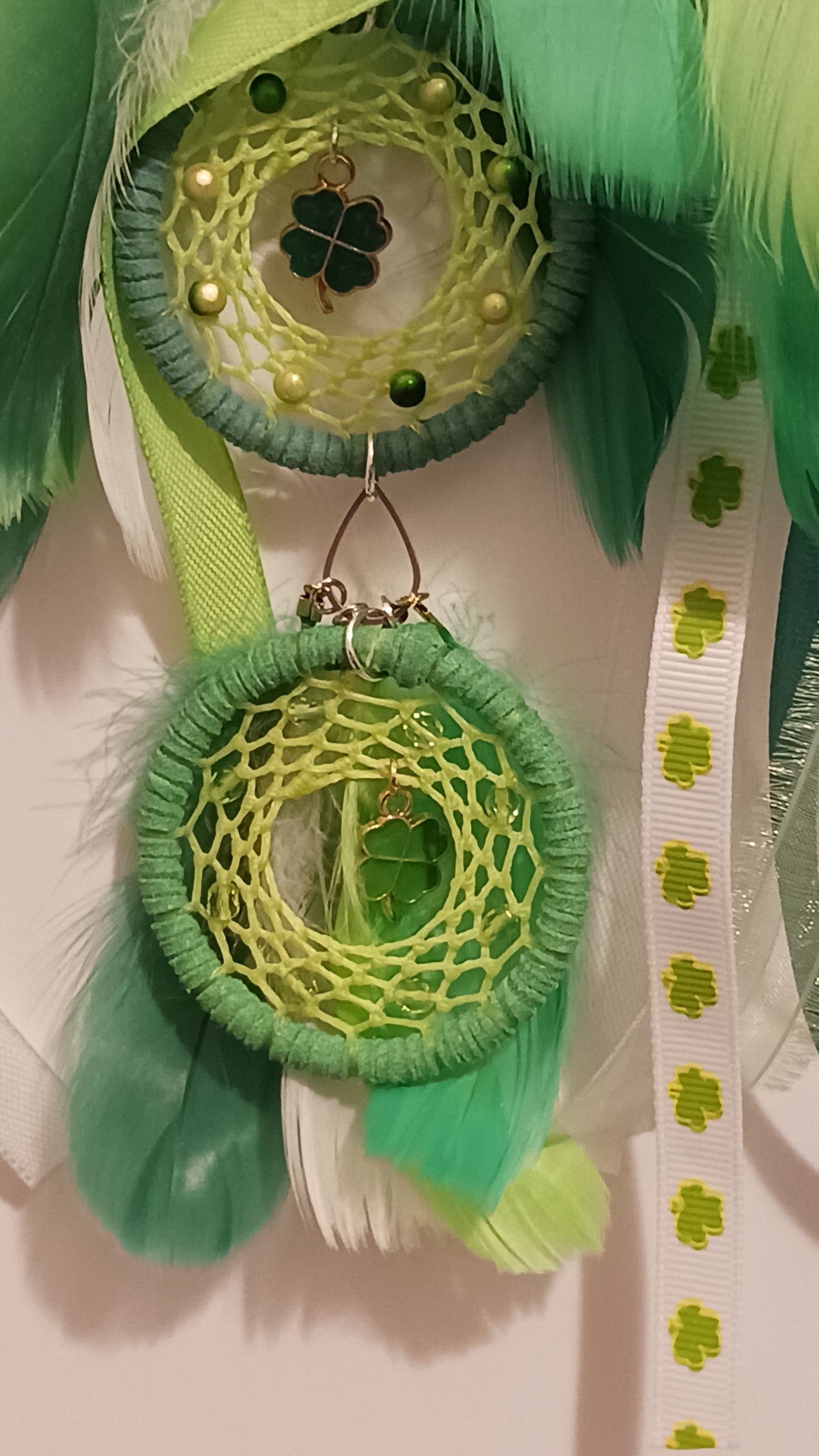 St. Patrick's Day Dream Catcher - Handcrafted by Tabu