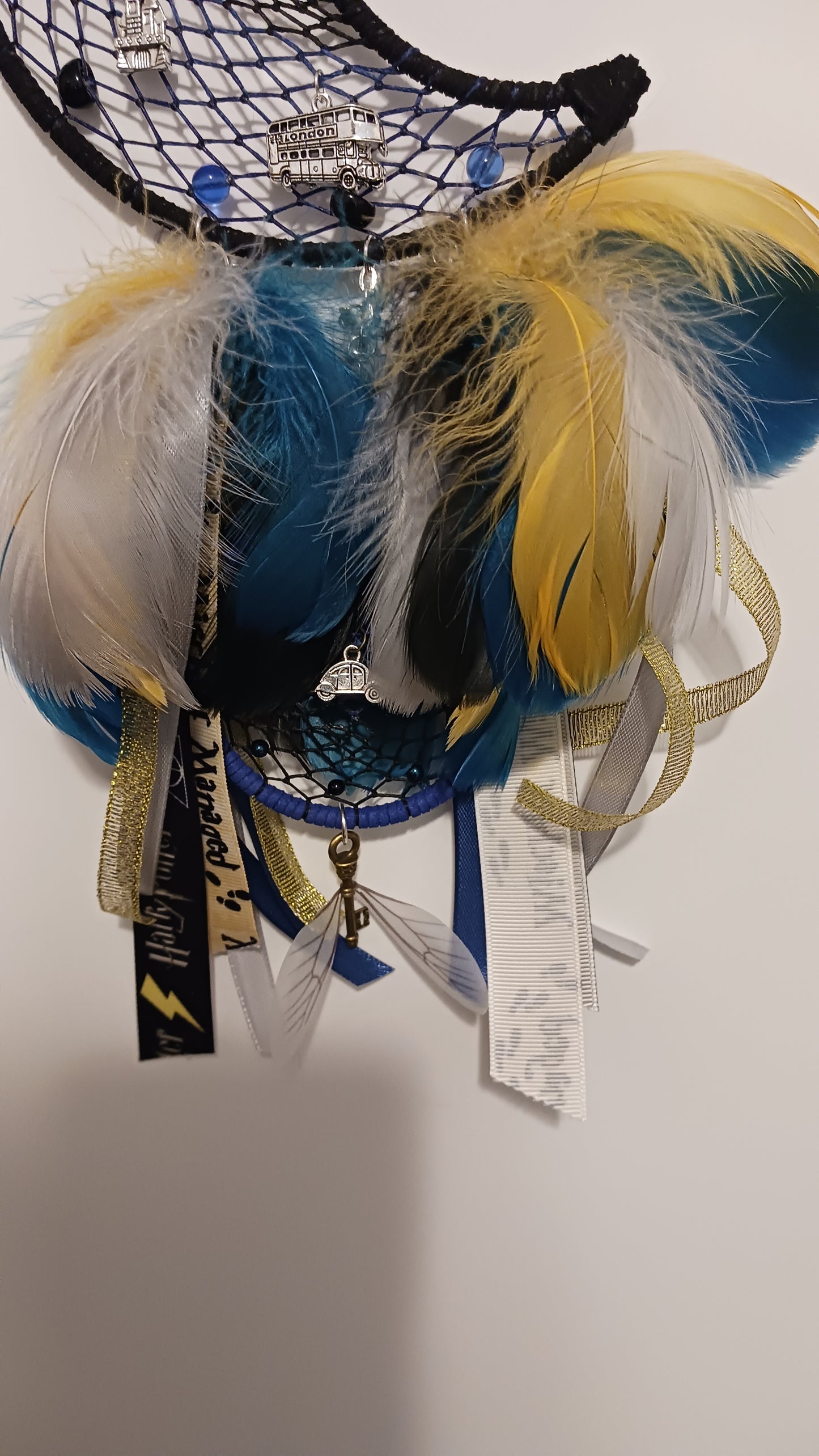 Ravenclaw Halfmoon Dream Catcher - Handcrafted by Tabu