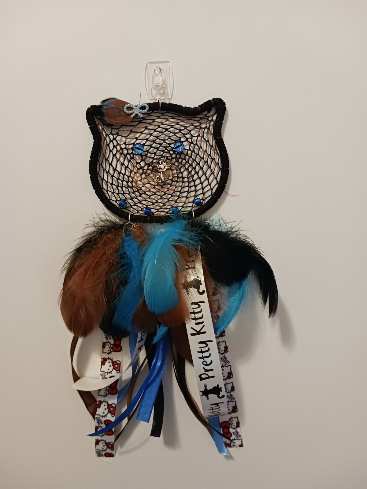 Hello Kitty Midnight Whiskers Dream Catcher - Handcrafted by Tabu