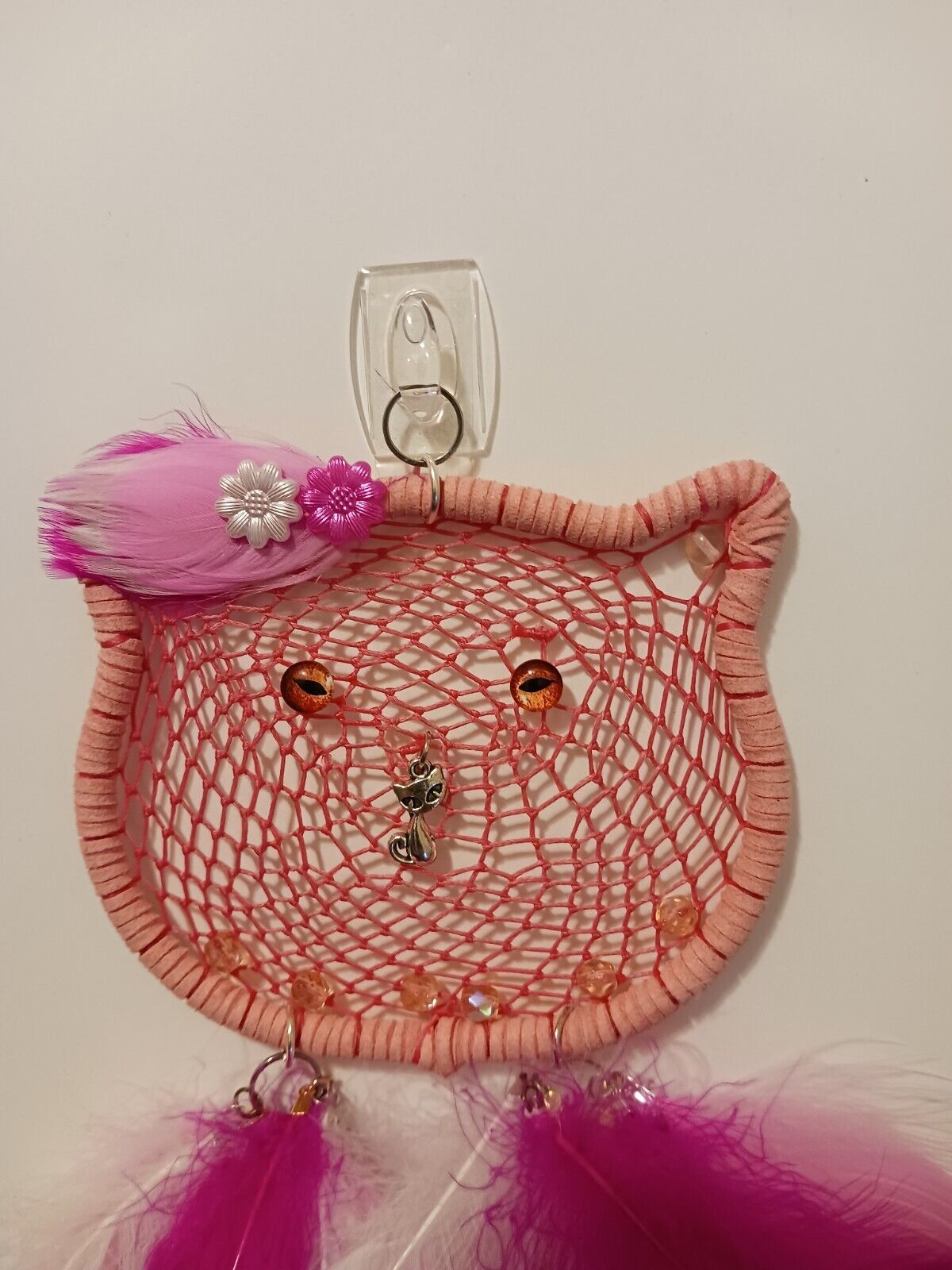 Hello Kitty Pink Kitty Dream Catcher Petite Charm Edition - Handcrafted by Tabu