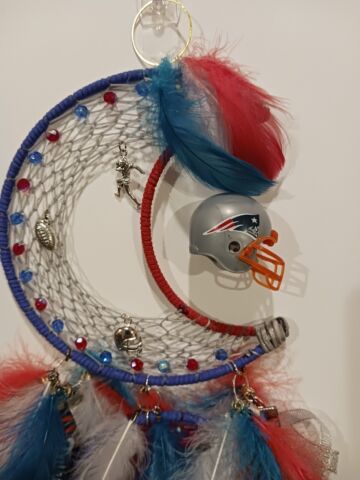 New England Patriots Dream Catcher - Handcrafted by Tabu