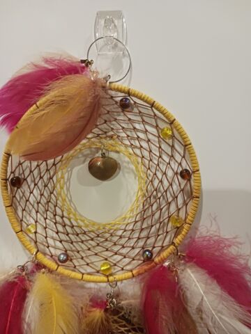 Autumn Heart Dream Catcher - Handcrafted by Tabu