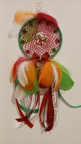 Candy Cane Ornament Dream Catcher - Festive Spirit Edition by Tabu