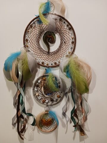 "Question of Mind and Body" Dream Catcher - A Meditative Creation by Tabu