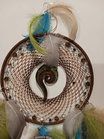 "Question of Mind and Body" Dream Catcher - A Meditative Creation by Tabu