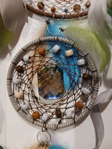 "Question of Mind and Body" Dream Catcher - A Meditative Creation by Tabu