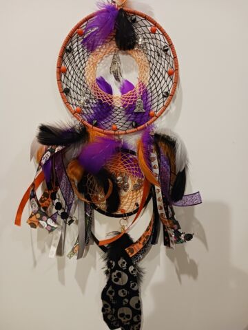 Halloween Dream Catcher - Handcrafted by Tabu