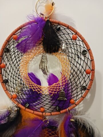 Halloween Dream Catcher - Handcrafted by Tabu