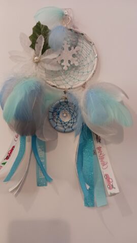 Snowflake Ornament Dream Catcher - Winter Wonderland Edition by Tabu