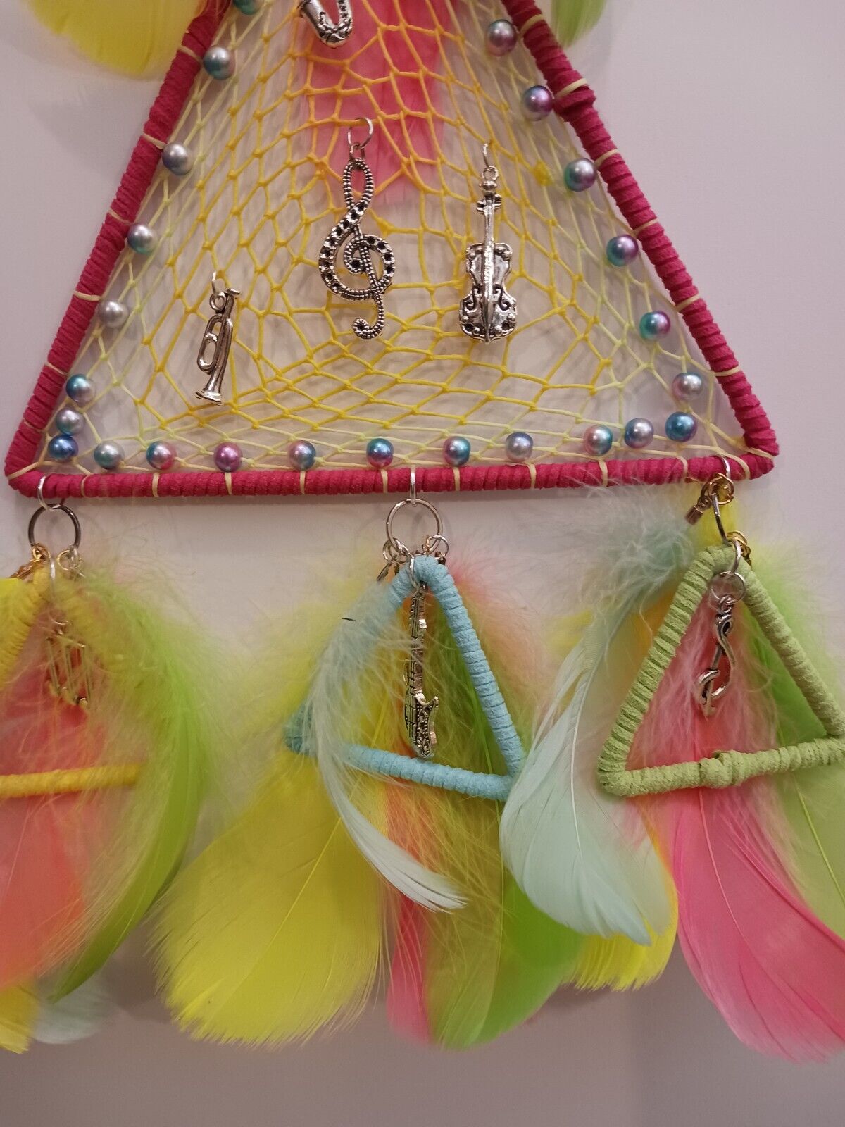 Music Dream Catcher - Handcrafted by Tabu